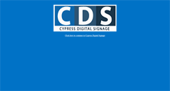 Desktop Screenshot of cypressdigitalsignage.com