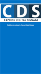 Mobile Screenshot of cypressdigitalsignage.com